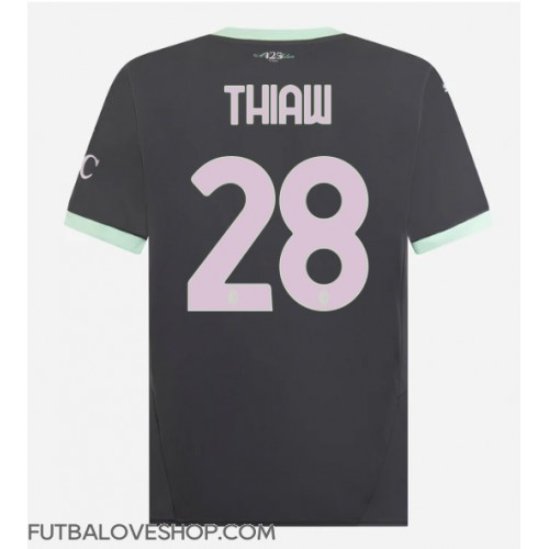 Dres AC Milan Malick Thiaw #28 Tretina 2024-25 Krátky Rukáv